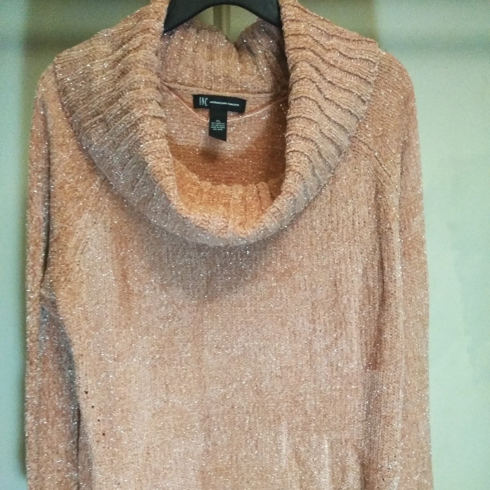 I.N.C Women's Cowl Neck Long Sleeve Sweater